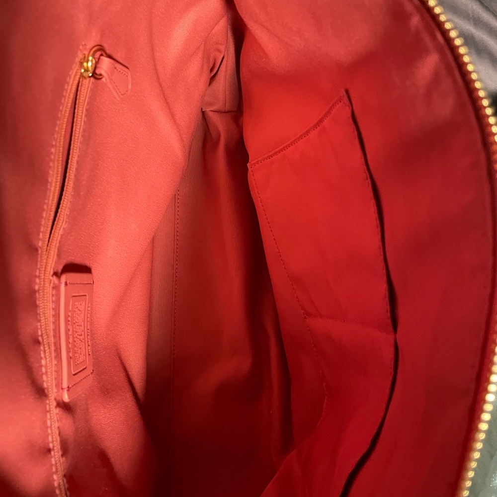 Coach pink and yellow purse